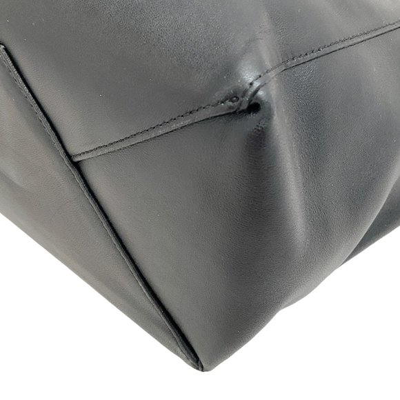 Celine Black Leather Large Fold Over Clutch - Picture 7 of 12